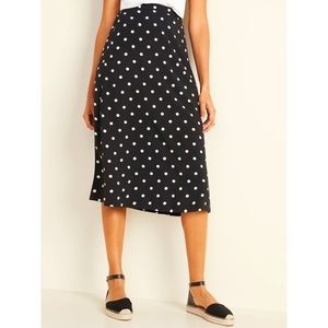 Old Navy Polka Dot Midi Skirt